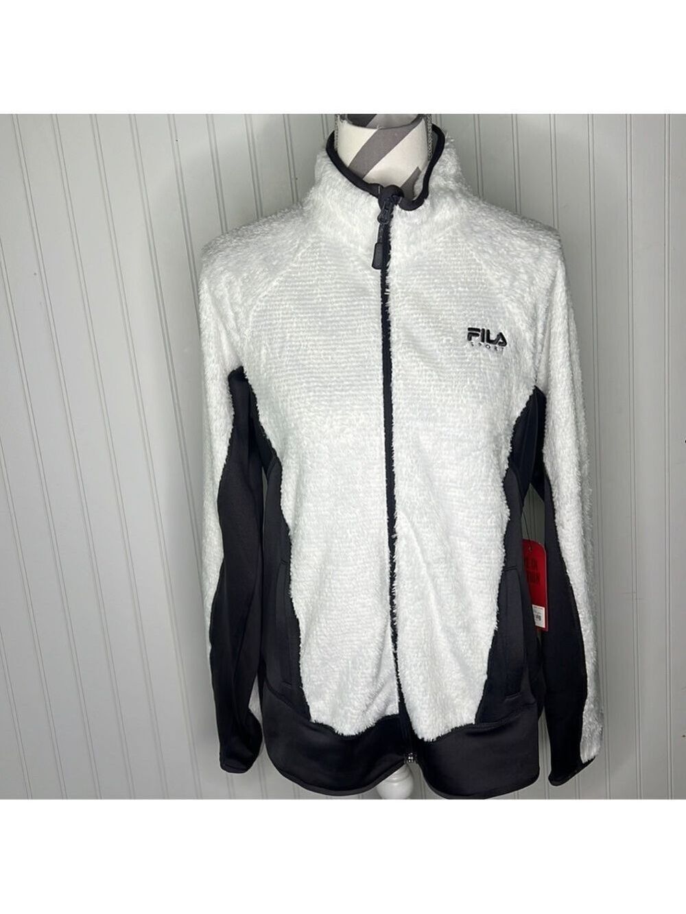 - Fila New Full Zip Lightweight Fleece Jacket Size Large - Picture 3 of 13